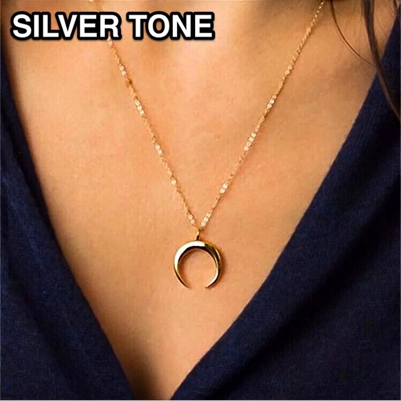 Jewelry - 🔴5/$15🔴CLEARANCE Silver Horn Delicate Choker NEW